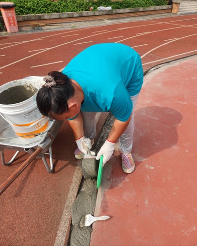 高雄鹽埕PU跑道, 高雄鹽埕PU運動跑道整修工程, 高雄鹽埕操場跑道整修工程