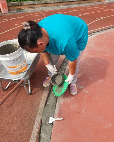 高雄苓雅PU跑道, 高雄苓雅PU運動跑道整修工程, 高雄苓雅操場跑道整修工程